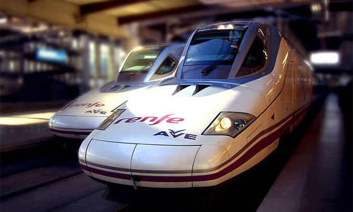 Costa del Sol kopplas till resten av Spanien med höghastighets AVE-järnvägsnät