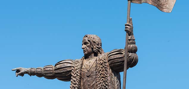 Huelva and Doñana Guide - Christopher Columbus... Christopher Columbus ... inställning segla från Huelva på upptäcktsresa