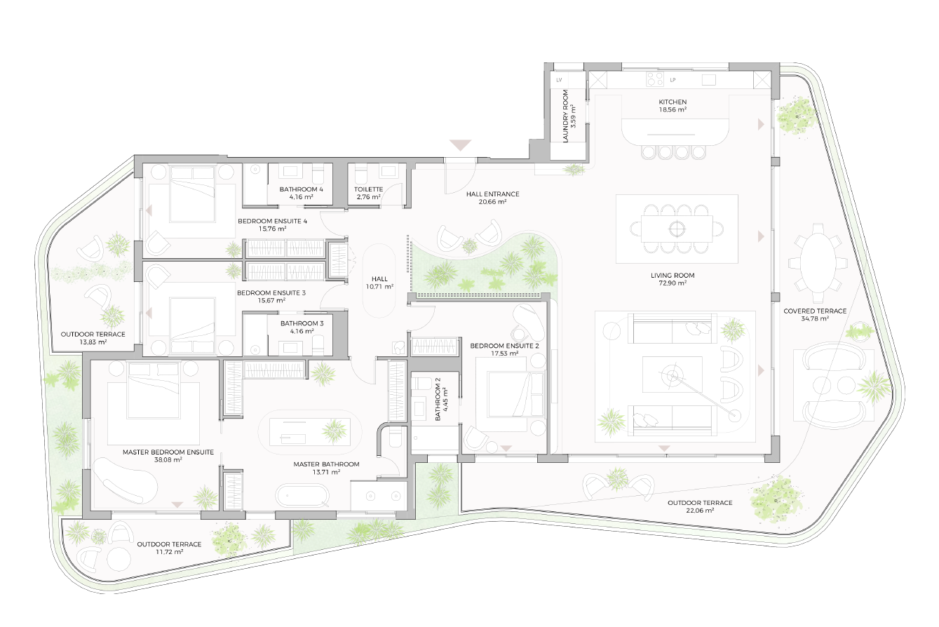 Floor Plan Penthouse