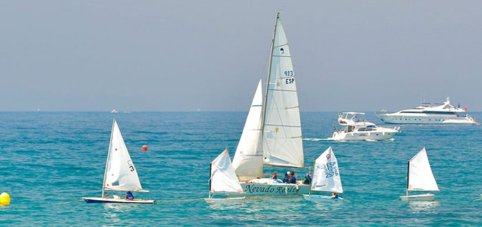 Vattensporter finns tillgängliga över hela Costa del Sol