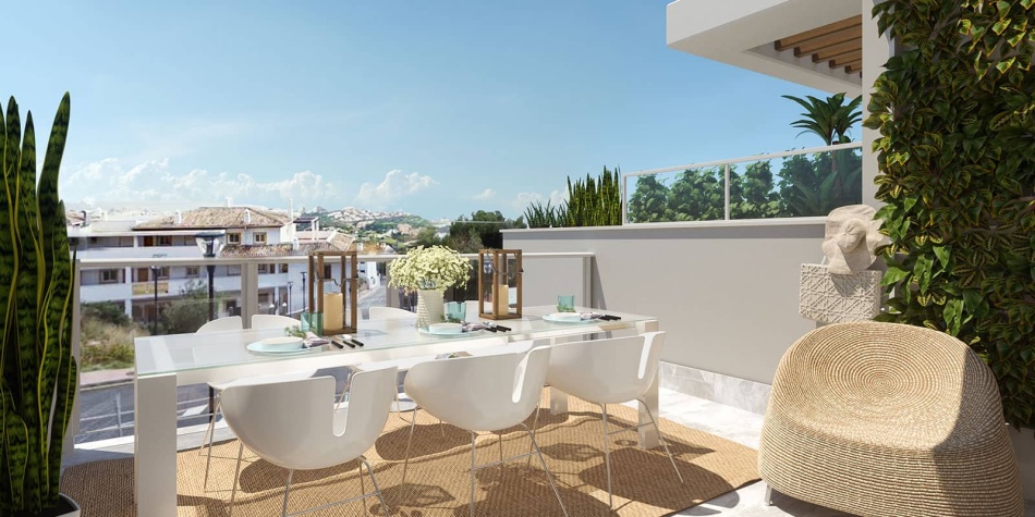 Fantastic new residential development in Benalmádena. Terrace