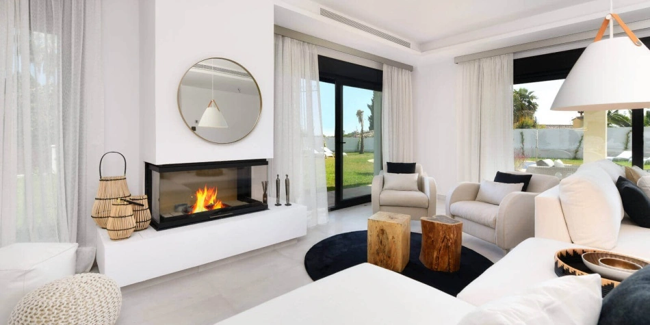 Vardagsrum. Oasis of Guadalmina Baja - Lyxiga villor i Marbella. Hus 8
