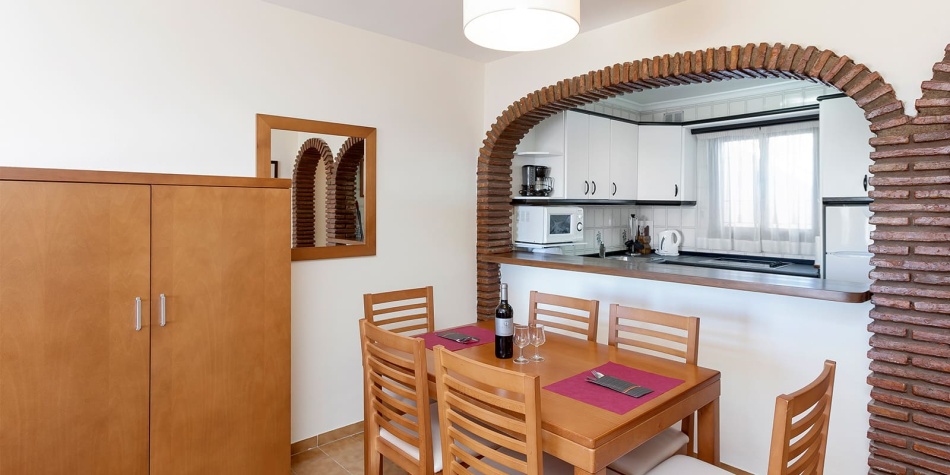 Kök. Delta Mar Suites lägenheter i Riviera del Sol